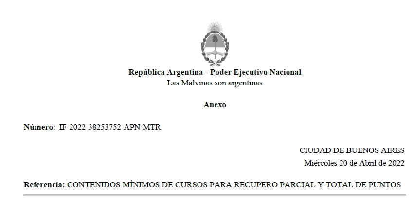 InfoLEG Ministerio de Justicia y Derechos Humanos Argentina